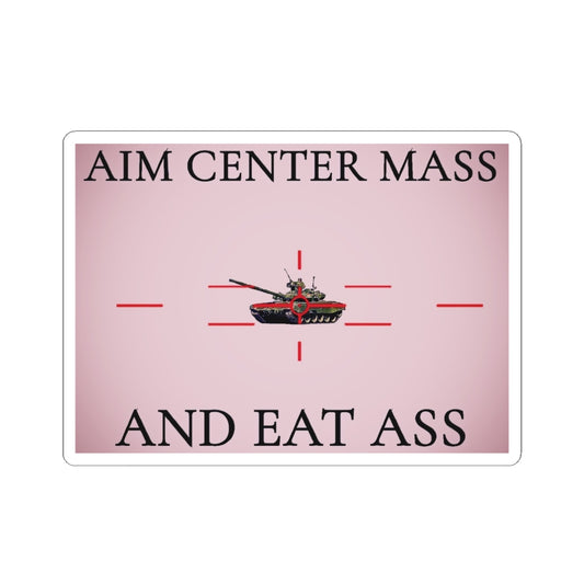 Aim Center Mass Sticker