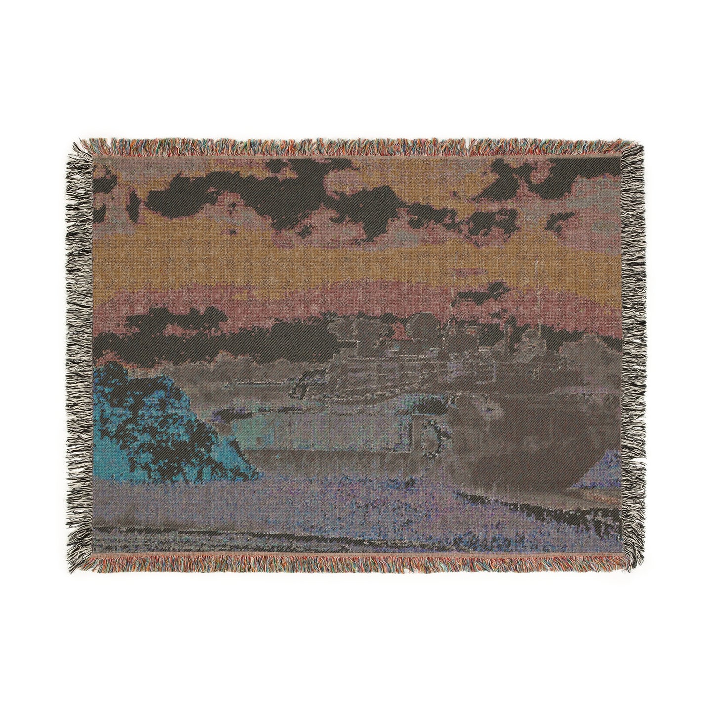 Tank Firing Woven Blanket