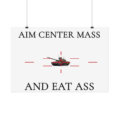 Aim Center Mass Poster