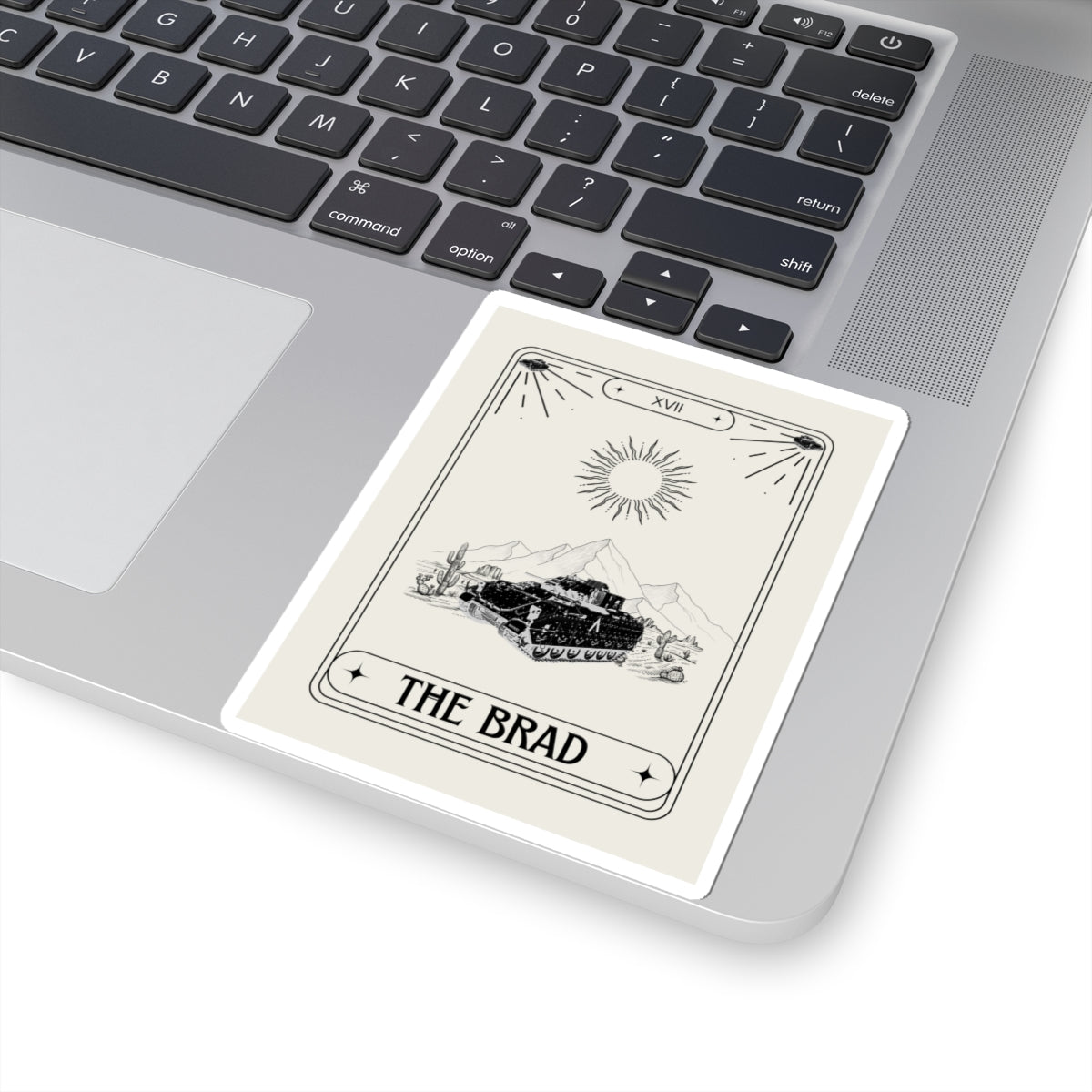 THE BRAD TAROT CARD Sticker