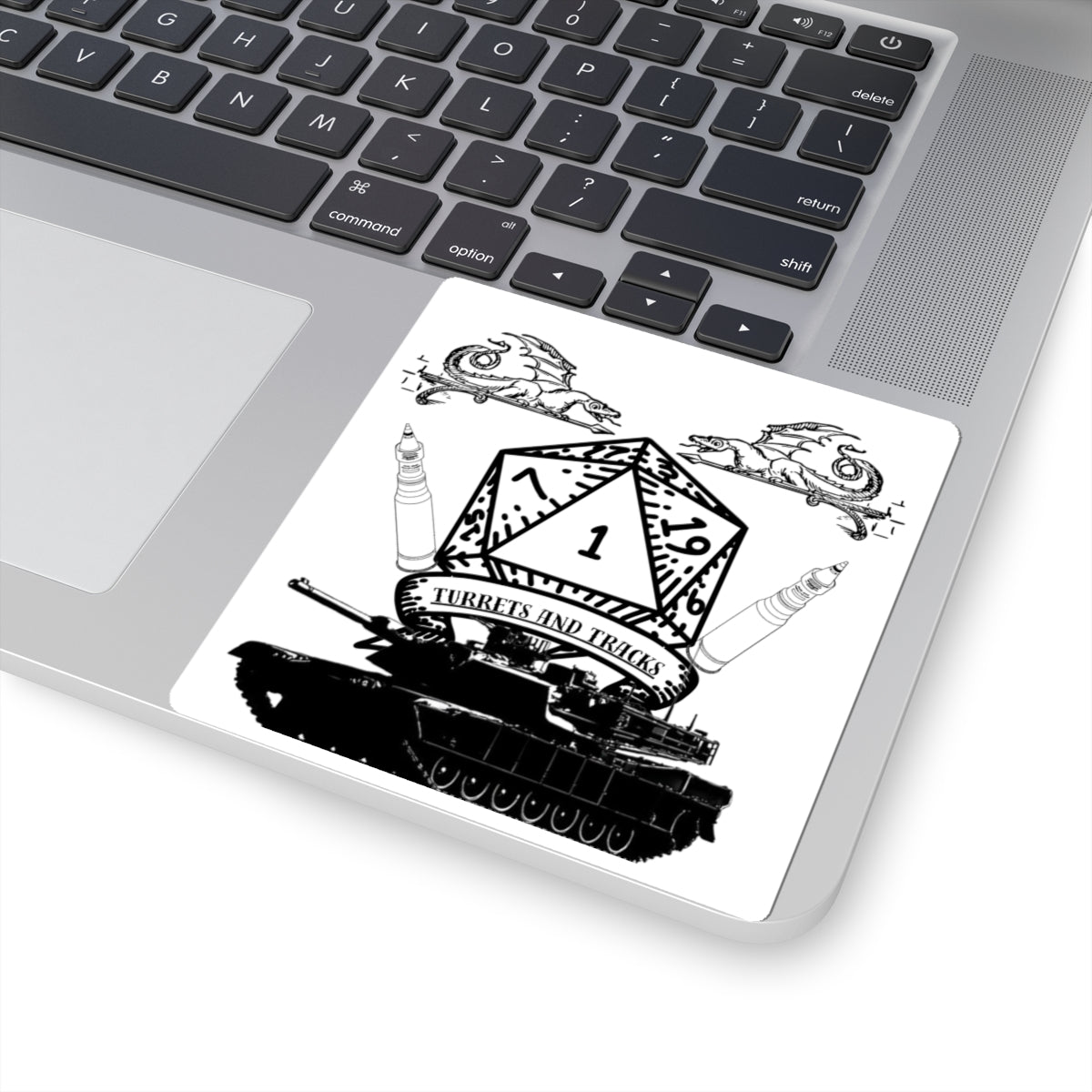 D&D “Turrets and Tracks” Sticker