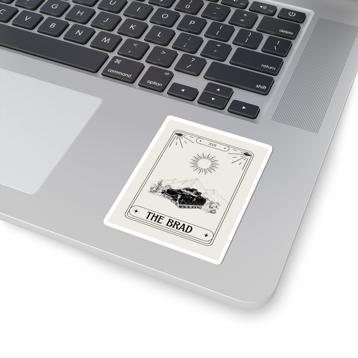 THE BRAD TAROT CARD Sticker