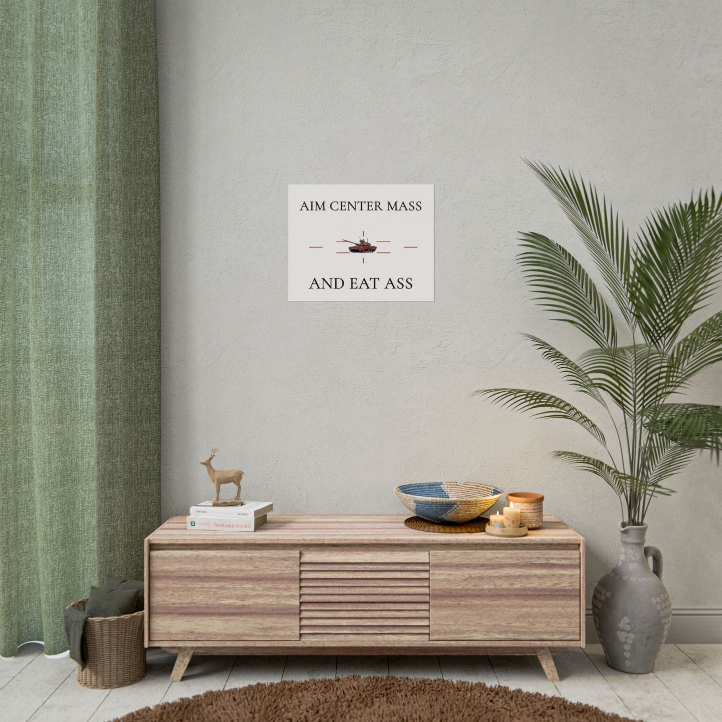 Aim Center Mass Poster