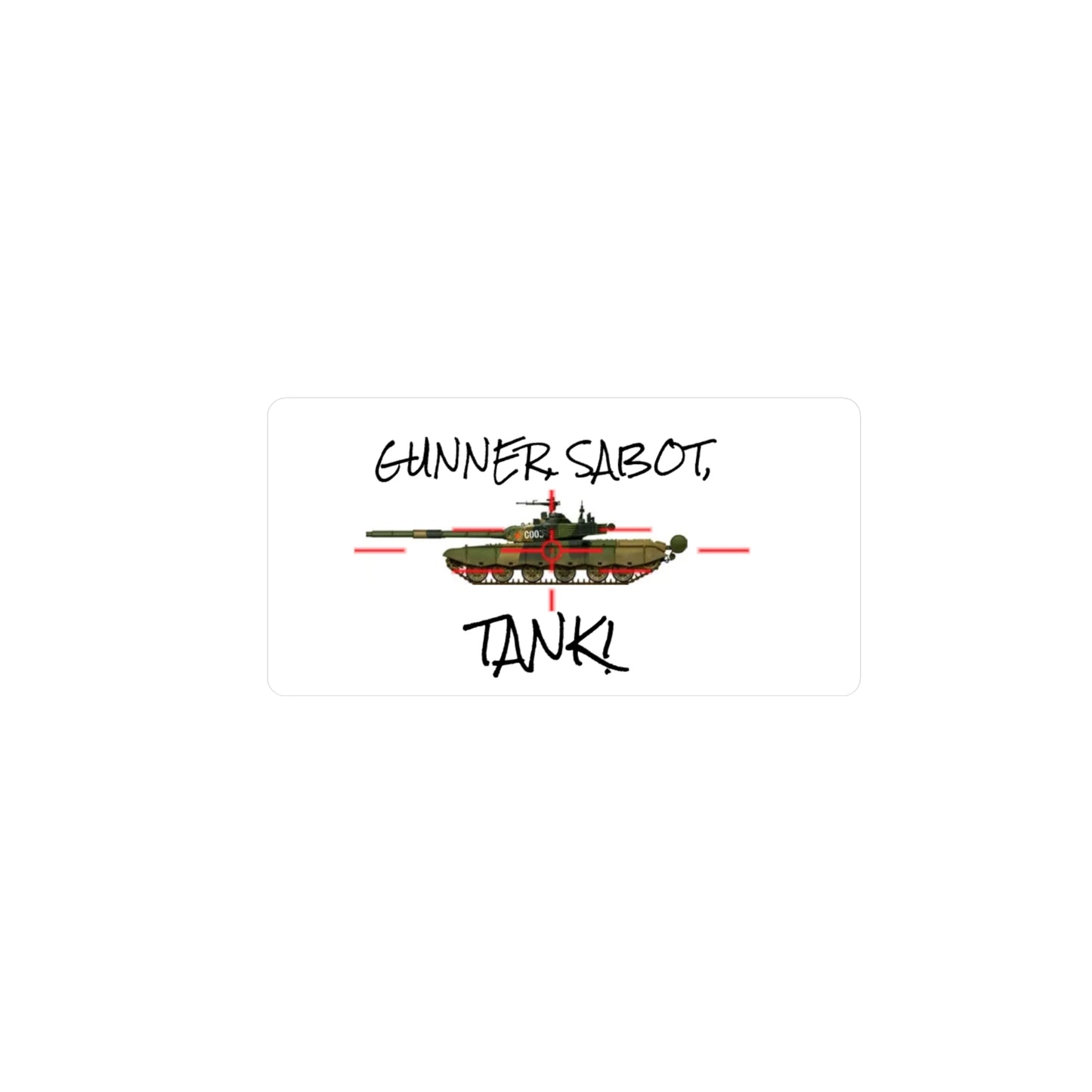 Type 99 In My Sights Sticker