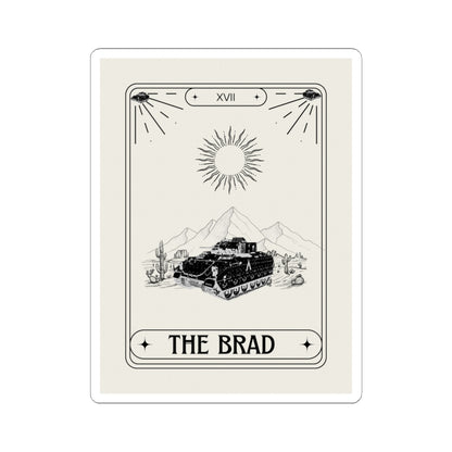THE BRAD TAROT CARD Sticker