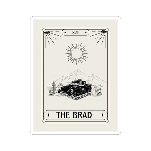 THE BRAD TAROT CARD Sticker