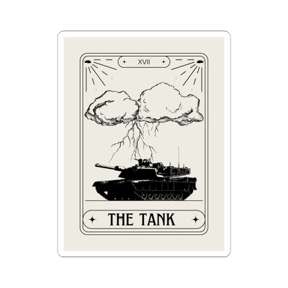 THE TANK TAROT CARD Sticker