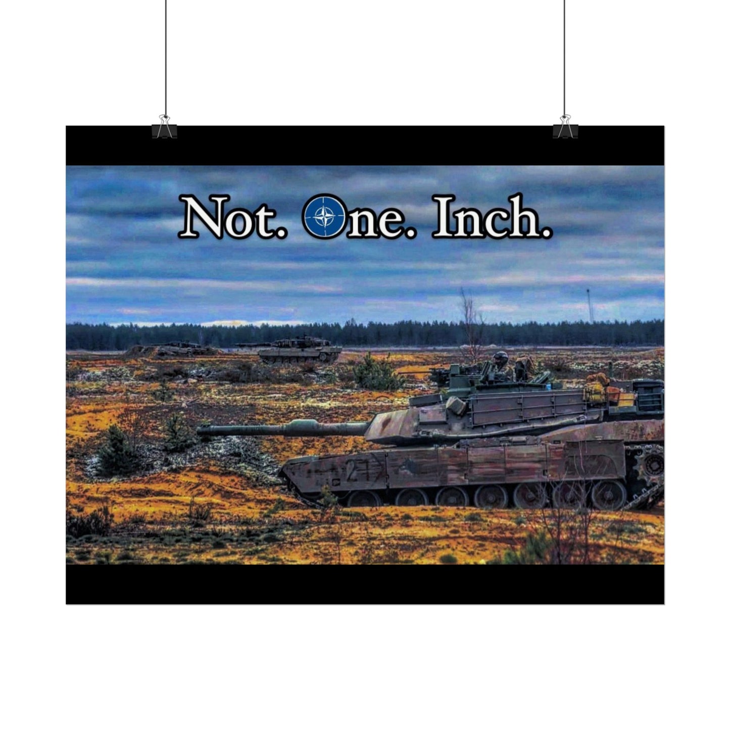 NATO- Not One Inch Poster