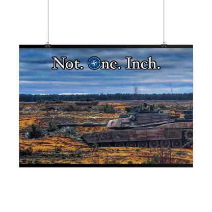 NATO- Not One Inch Poster