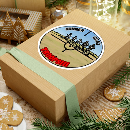 Gunner Coax Troops Sticker