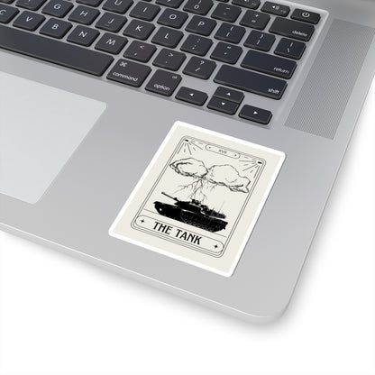 THE TANK TAROT CARD Sticker
