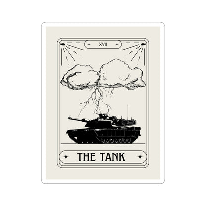THE TANK TAROT CARD Sticker