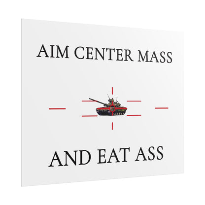 Aim Center Mass Poster