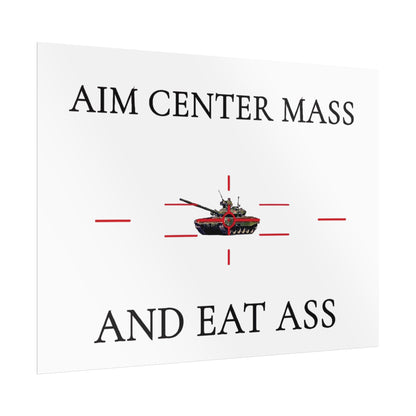 Aim Center Mass Poster