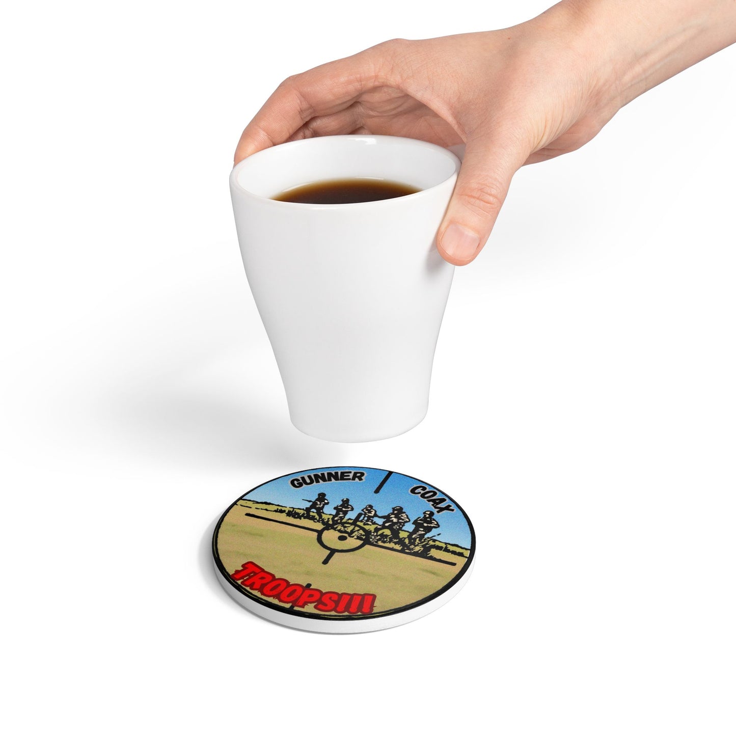 Gunner Coax Troops Coaster