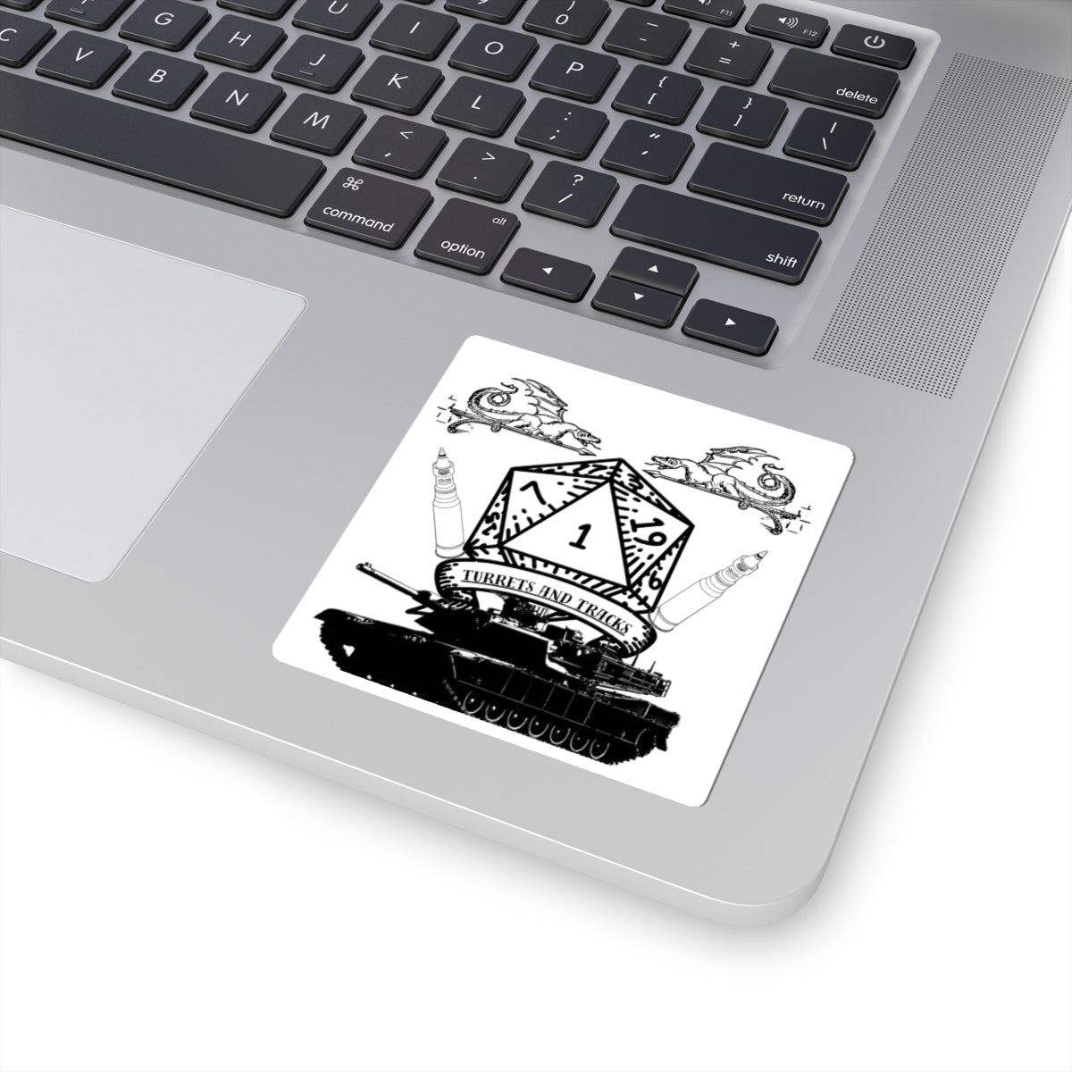 D&D “Turrets and Tracks” Sticker