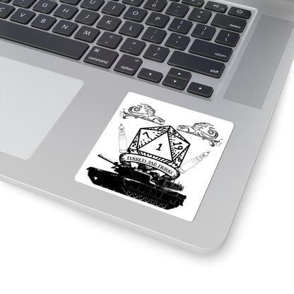 D&D “Turrets and Tracks” Sticker