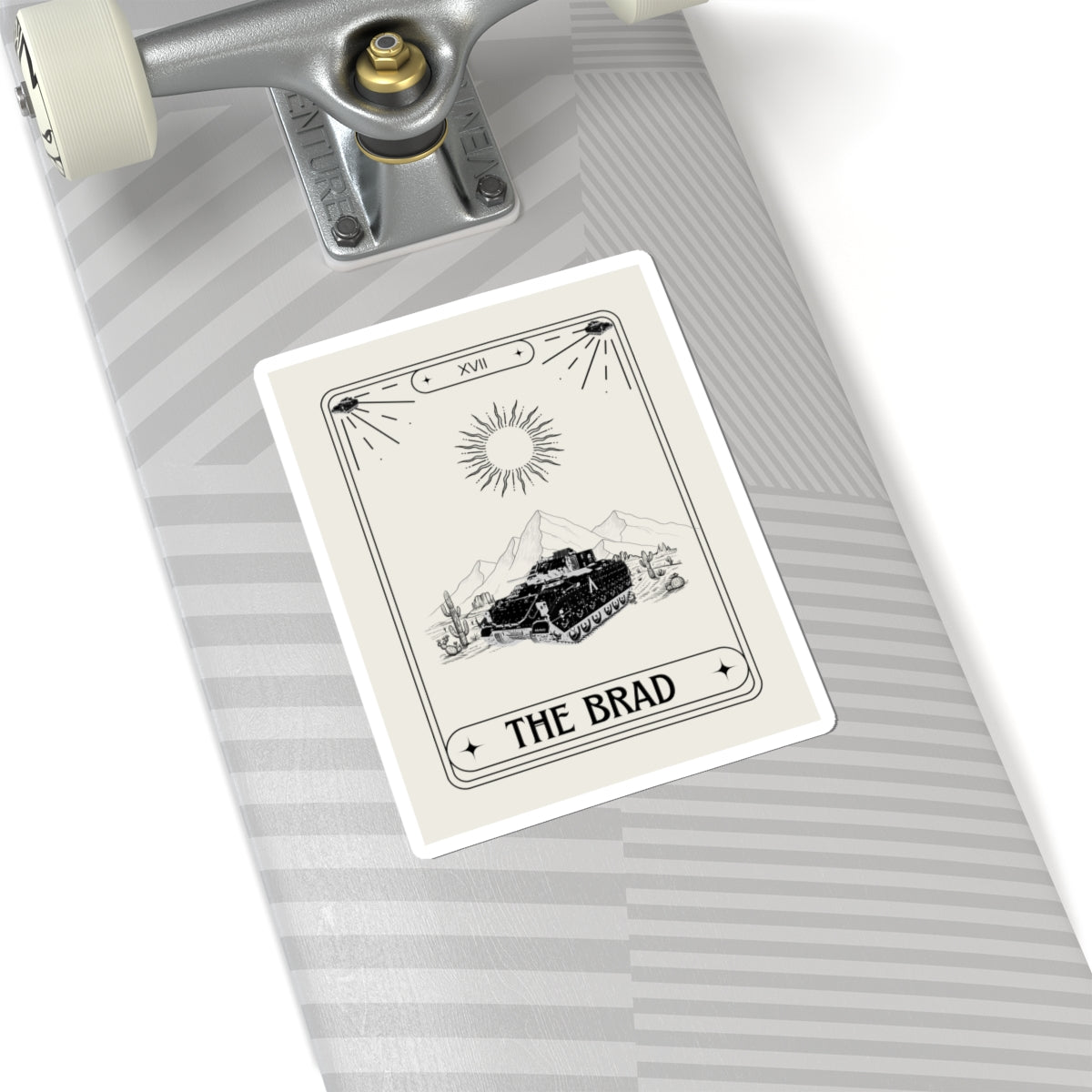 THE BRAD TAROT CARD Sticker