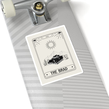 THE BRAD TAROT CARD Sticker