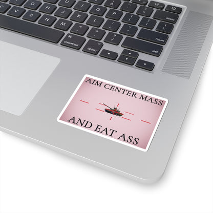 Aim Center Mass Sticker