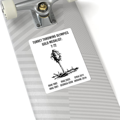Turret Throwing Olympics Sticker