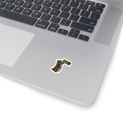 Thirsty Turbo-Kitty Sticker