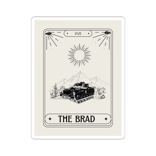 THE BRAD TAROT CARD Sticker
