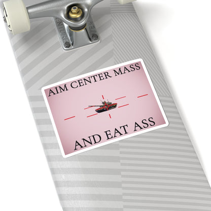 Aim Center Mass Sticker