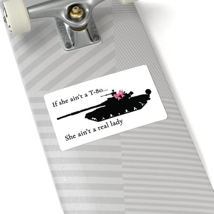 T-80 Lady Sticker