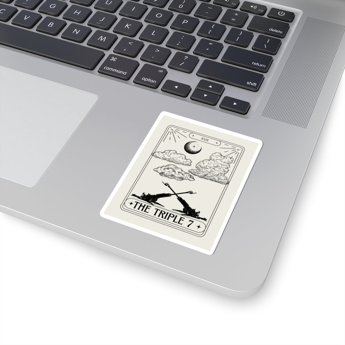 THE TRIPLE 7 TAROT CARD Sticker