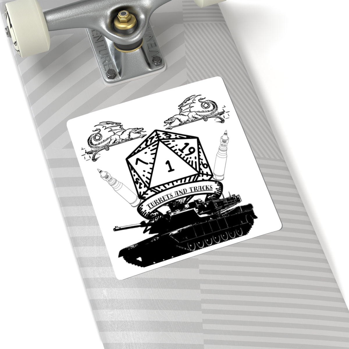 D&D “Turrets and Tracks” Sticker