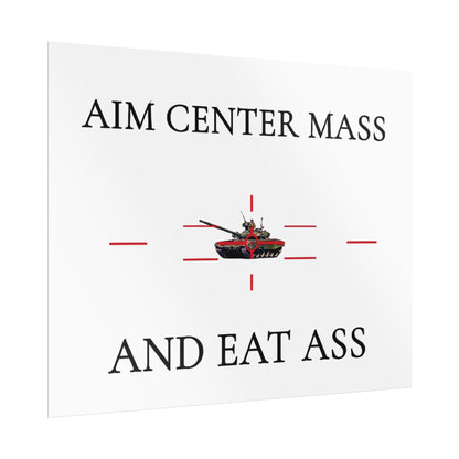 Aim Center Mass Poster