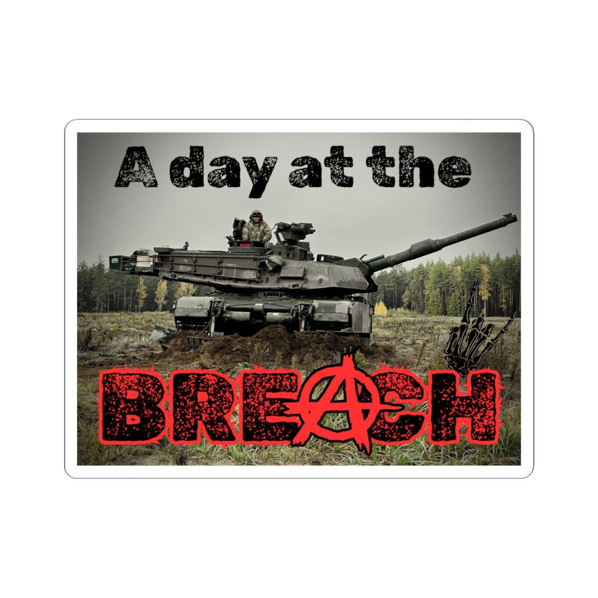 A Day at the Breach Sticker