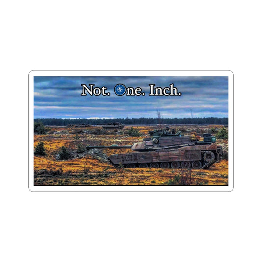 NATO- Not One Inch Sticker