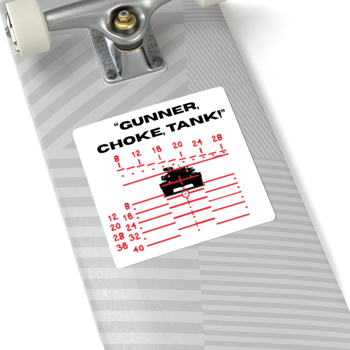 GUNNER CHOKE TANK Sticker