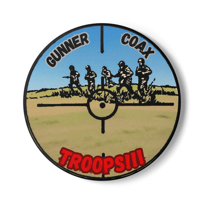 Gunner Coax Troops Coaster