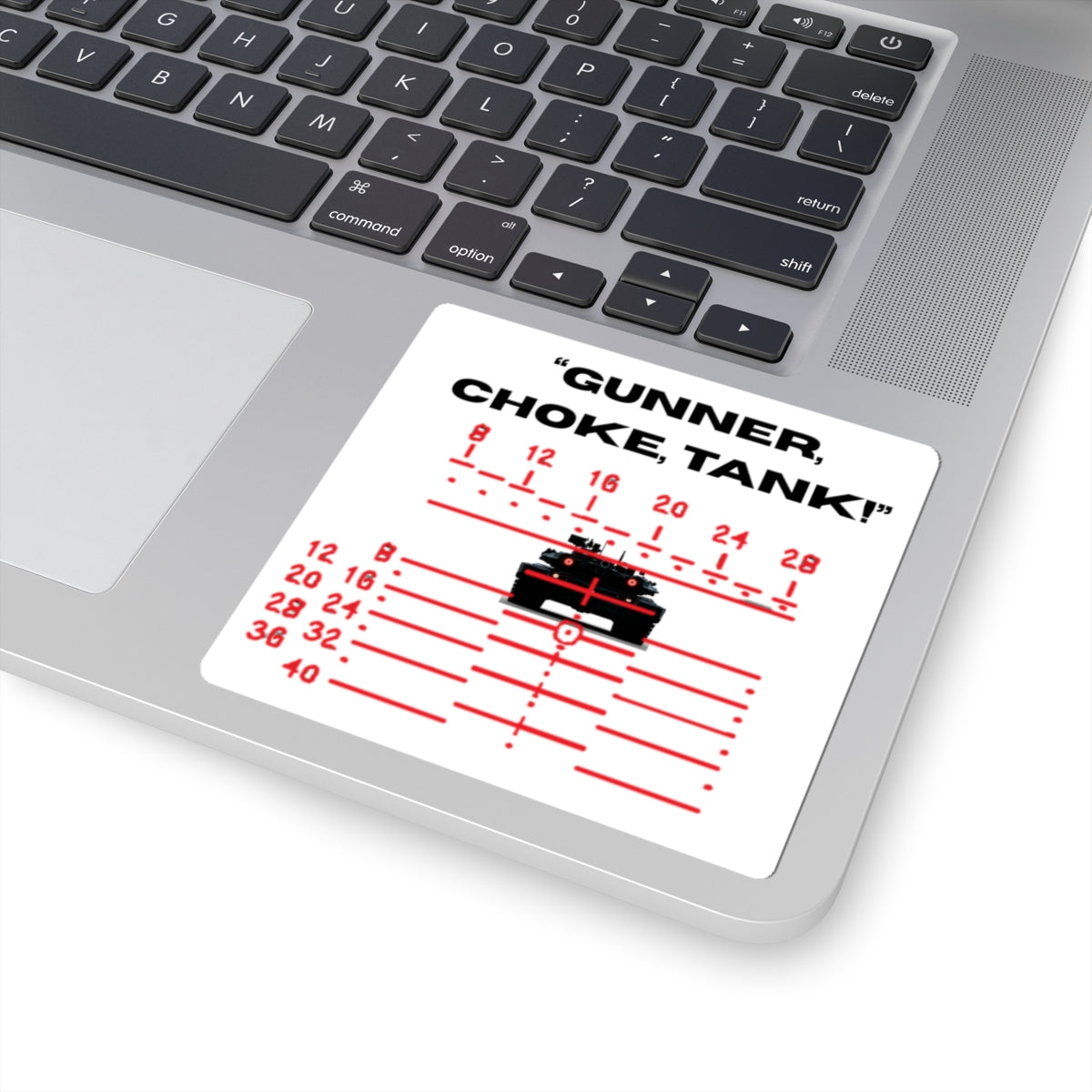 GUNNER CHOKE TANK Sticker