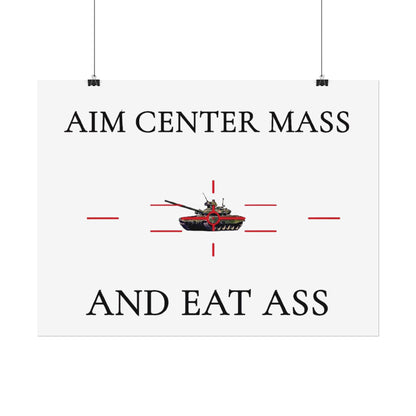 Aim Center Mass Poster