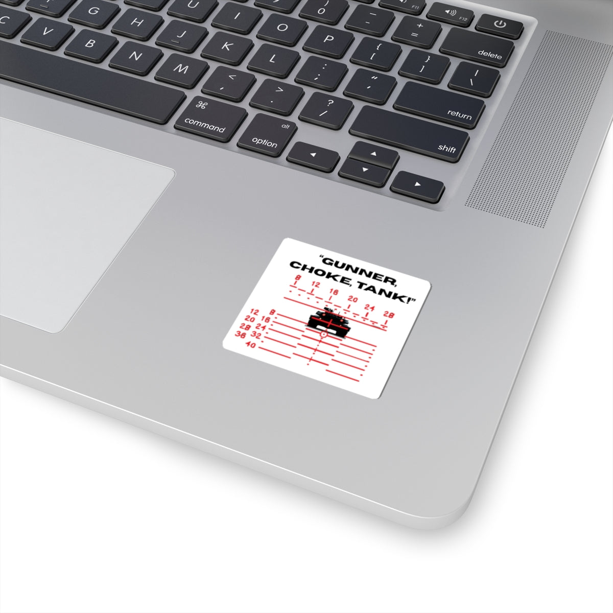 GUNNER CHOKE TANK Sticker