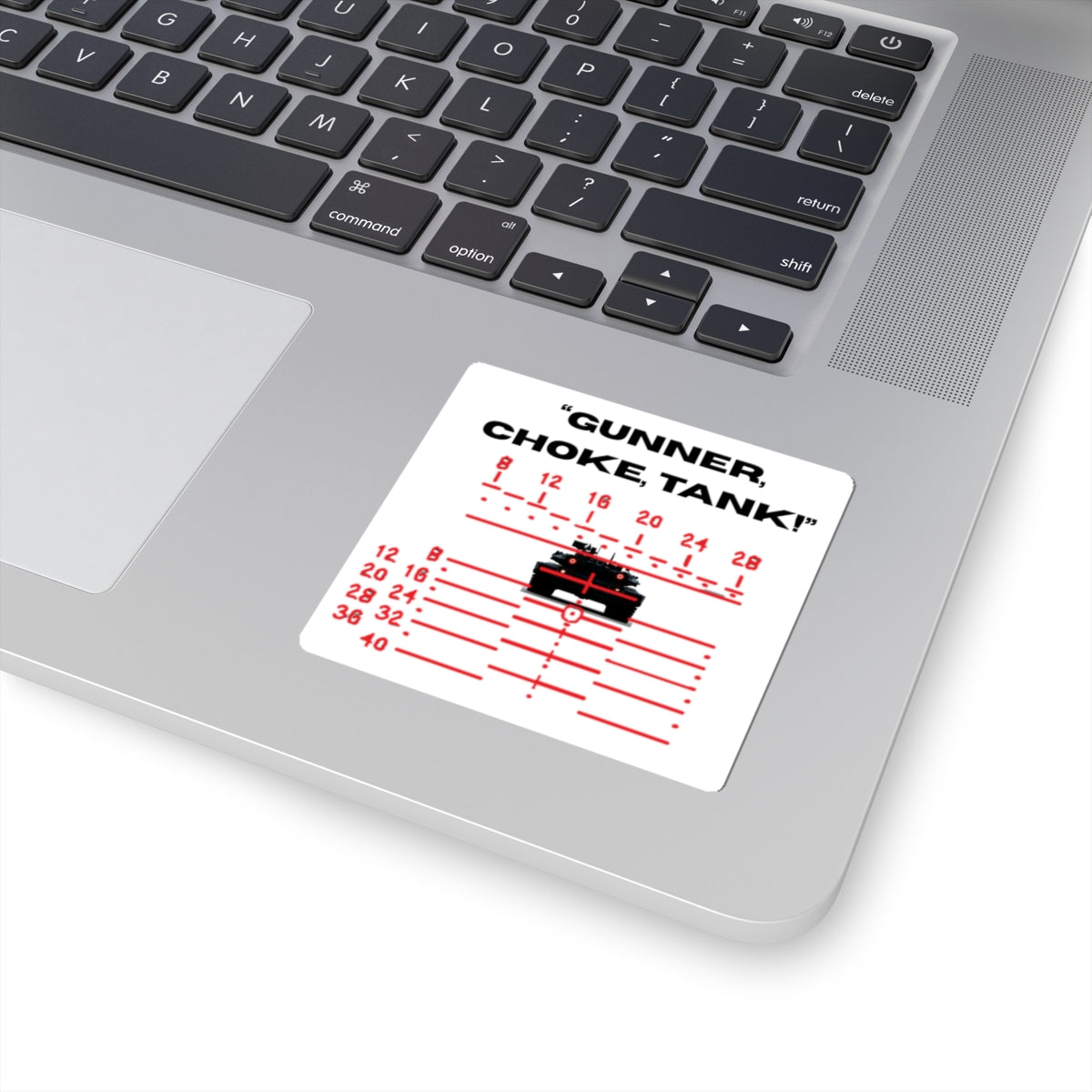 GUNNER CHOKE TANK Sticker