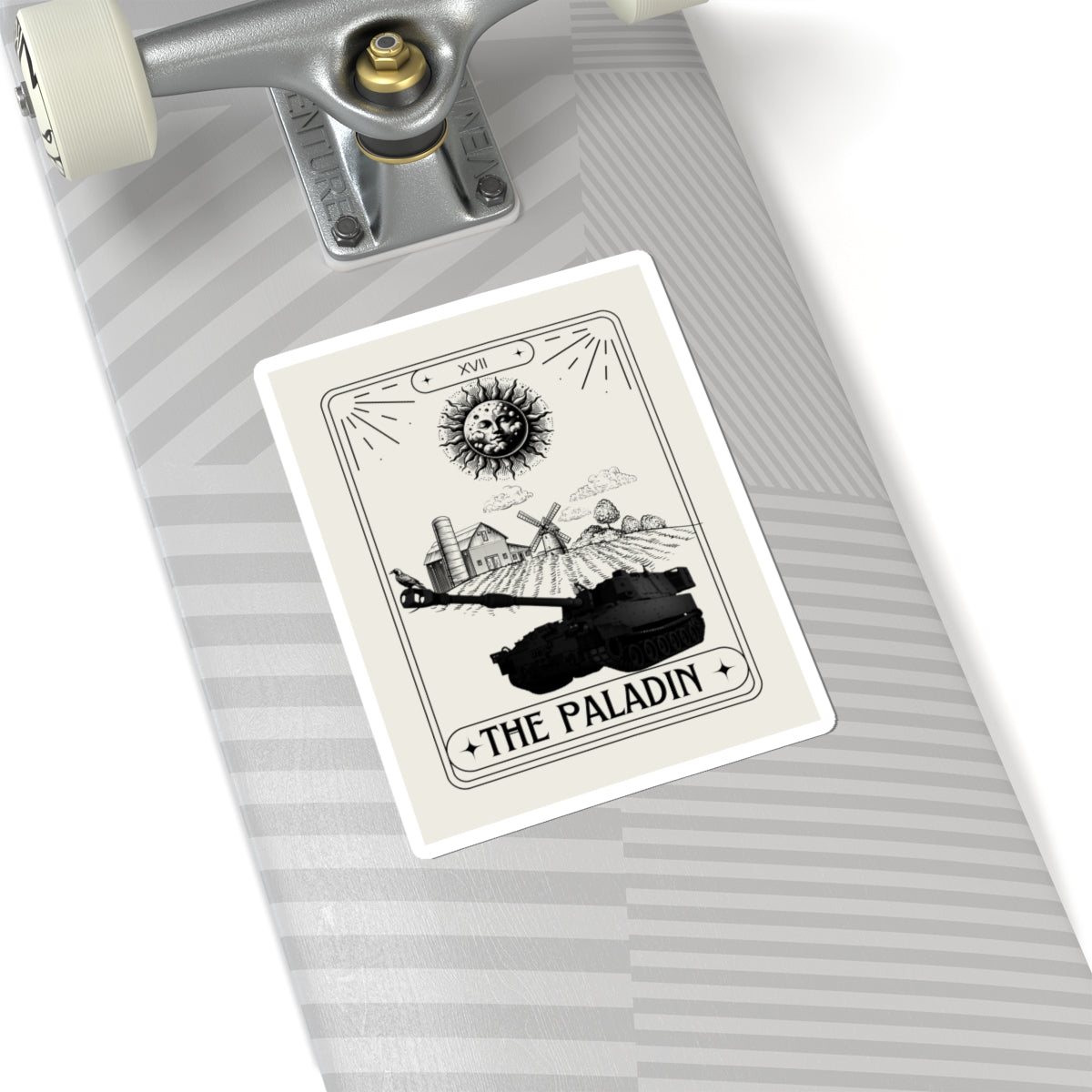 THE PALADIN TAROT CARD Sticker