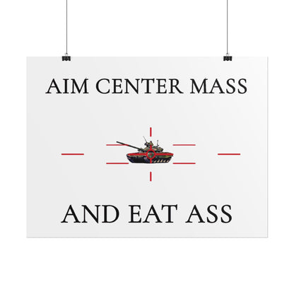 Aim Center Mass Poster