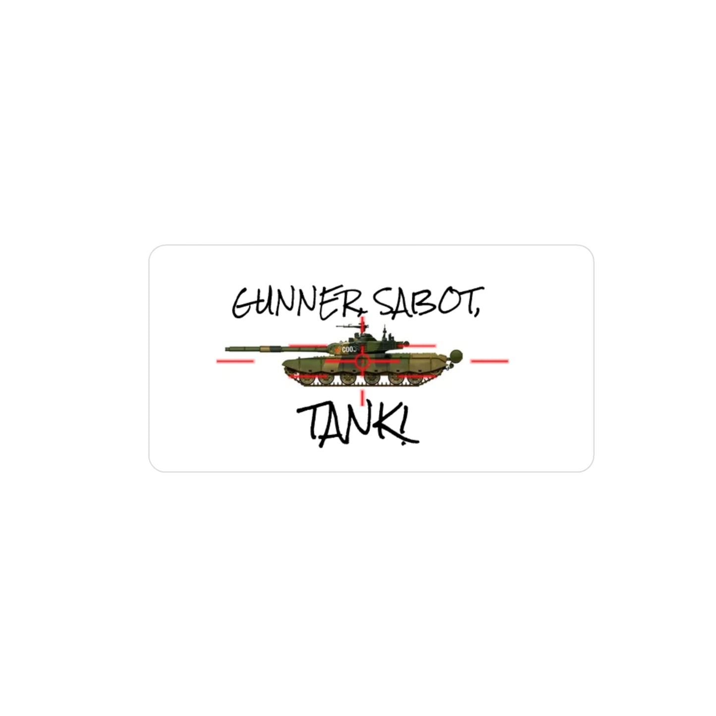 Type 99 In My Sights Sticker