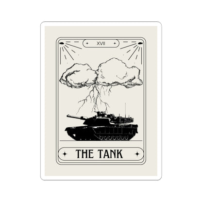 THE TANK TAROT CARD Sticker
