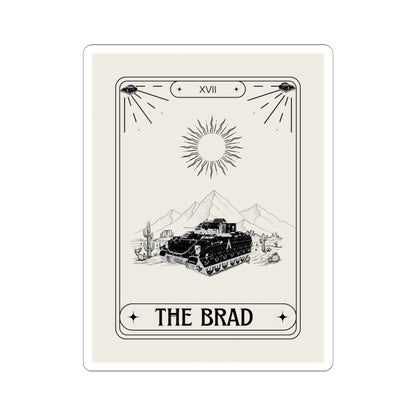 THE BRAD TAROT CARD Sticker