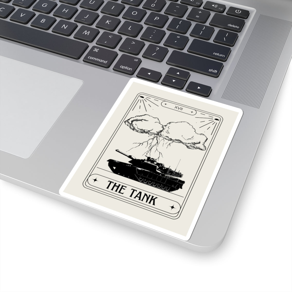 THE TANK TAROT CARD Sticker