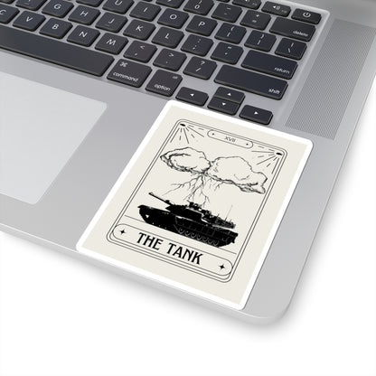 THE TANK TAROT CARD Sticker