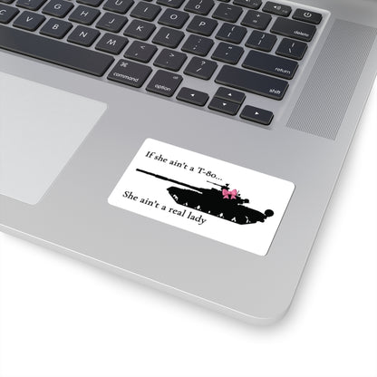 T-80 Lady Sticker