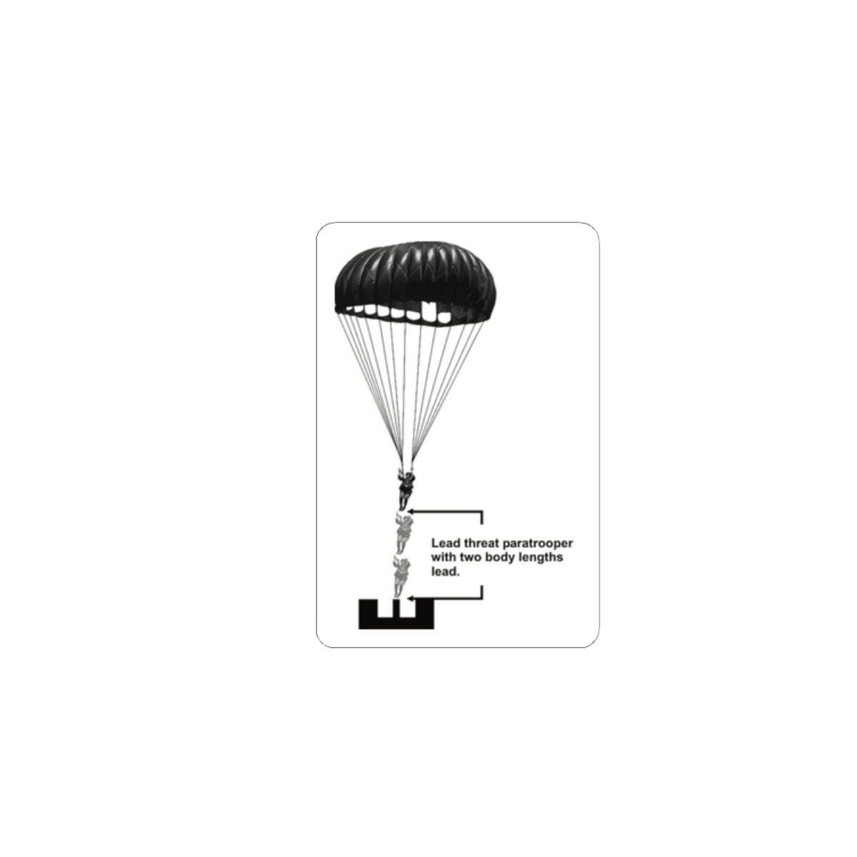 Leading the Paratrooper (Small Arms Lead Point)