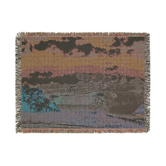 Tank Firing Woven Blanket